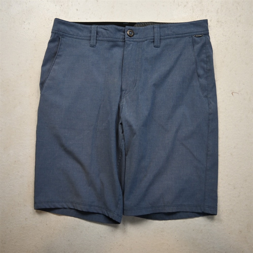 Volcom 33x11" Blue Hybrid Performance Mens Shorts